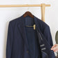Wooden hangers wooden pants hangers with gold clips