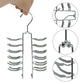 Metal With PVC Coated Anti Slip Tie Hanger