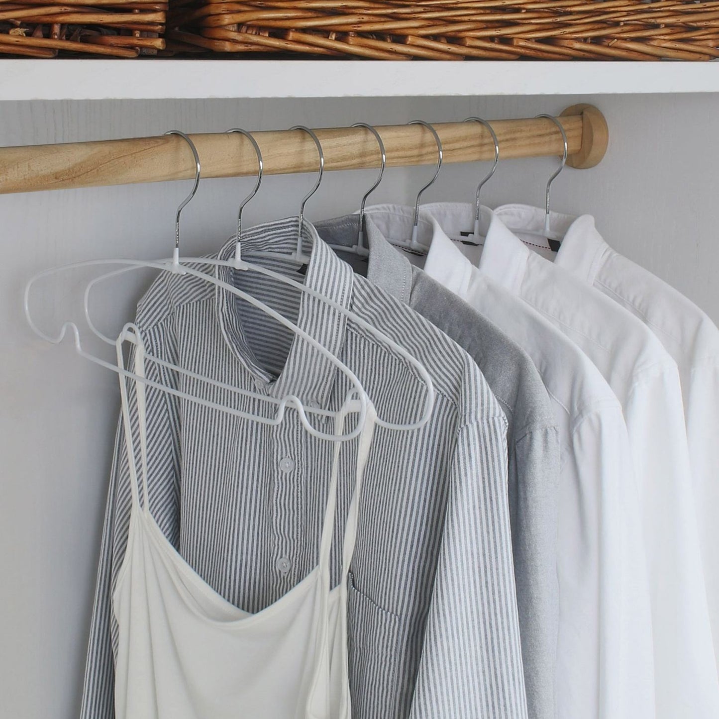 Non Slip Rubberized Metal Hangers Laundry