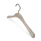 High Quality Wash White Color Lotus Wood Clothing Hanger