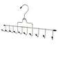 Multifunctional 10 Metal Chrome hooks Hanger
