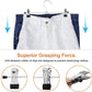 Functional Metal Hanger With Black PVC Covered Clips