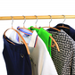 Metal Cloths Hangers With Rubberized  PVC Coated