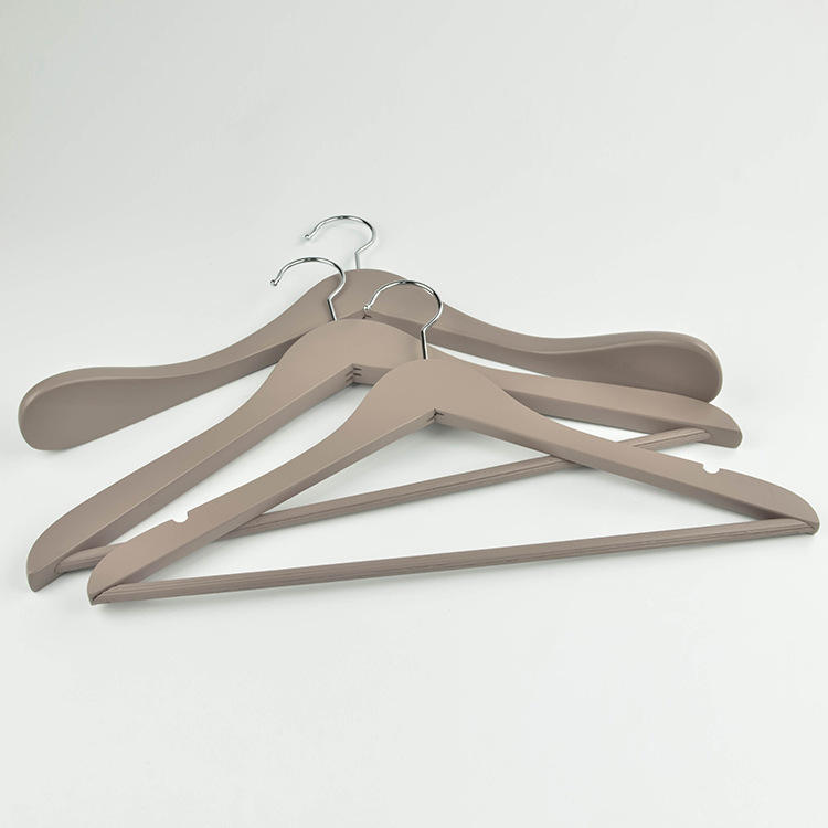 Gray Color Luxury Lotus Wood Hangers