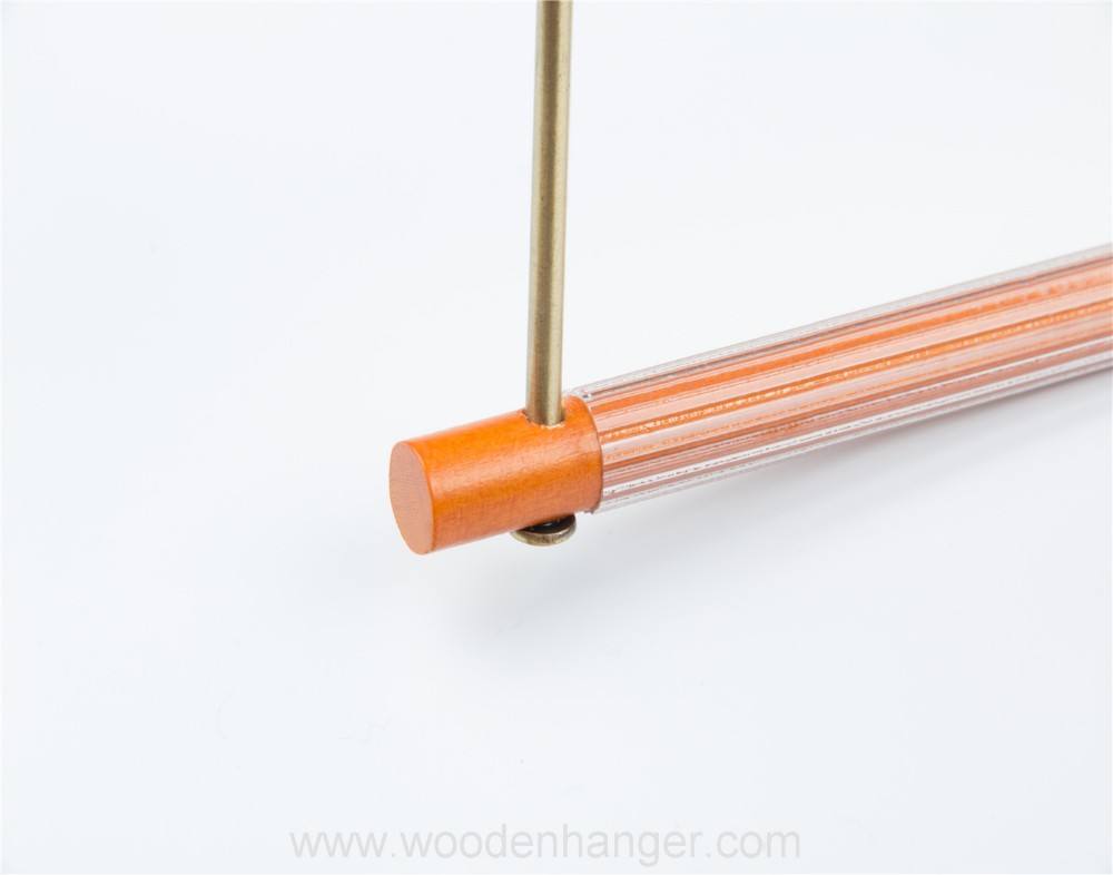 Luxury Beech Wooden Suit Hangers With Anti-slip Bar