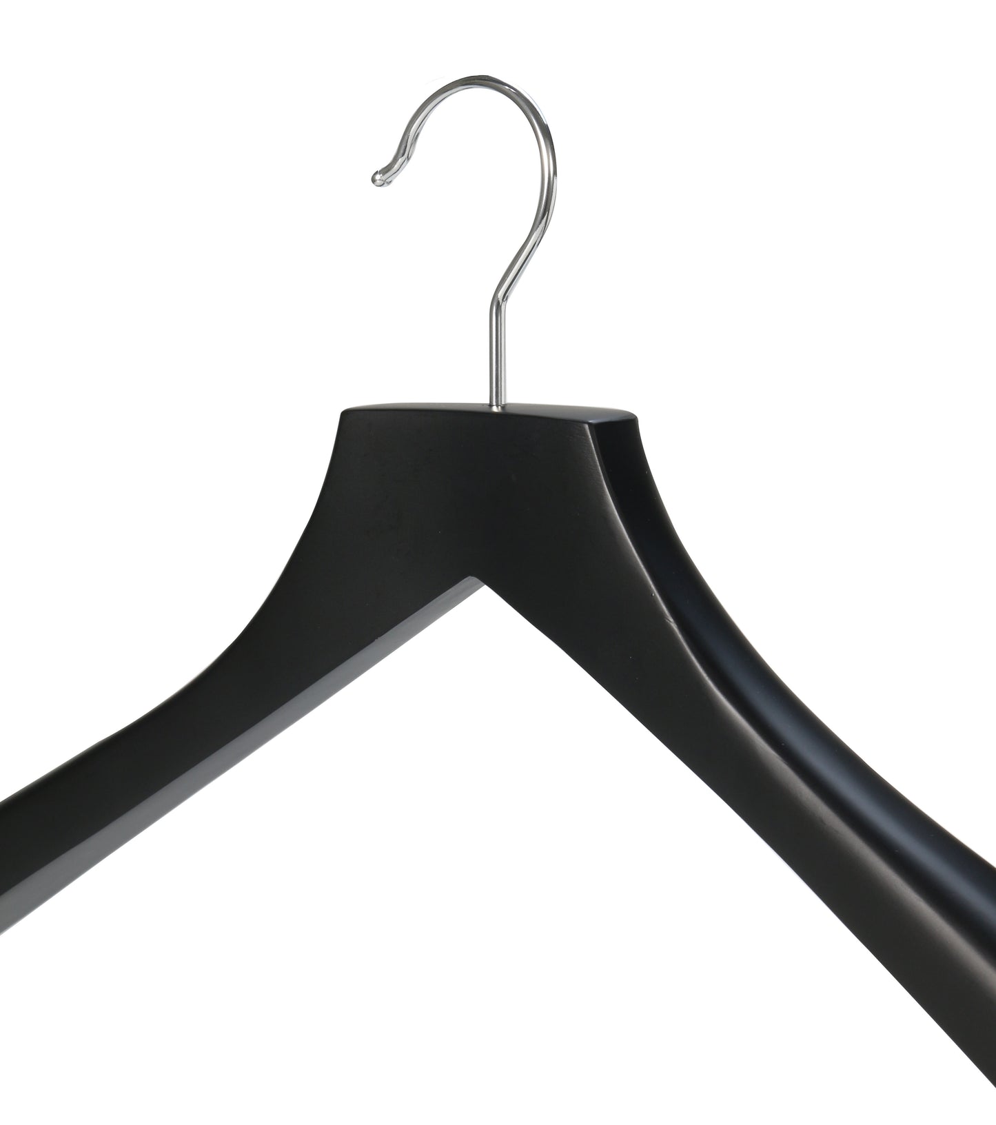Black Color Luxury Solid Wood Hanger Wooden