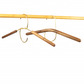 Unique Design Brown Hangers With Brass Hook