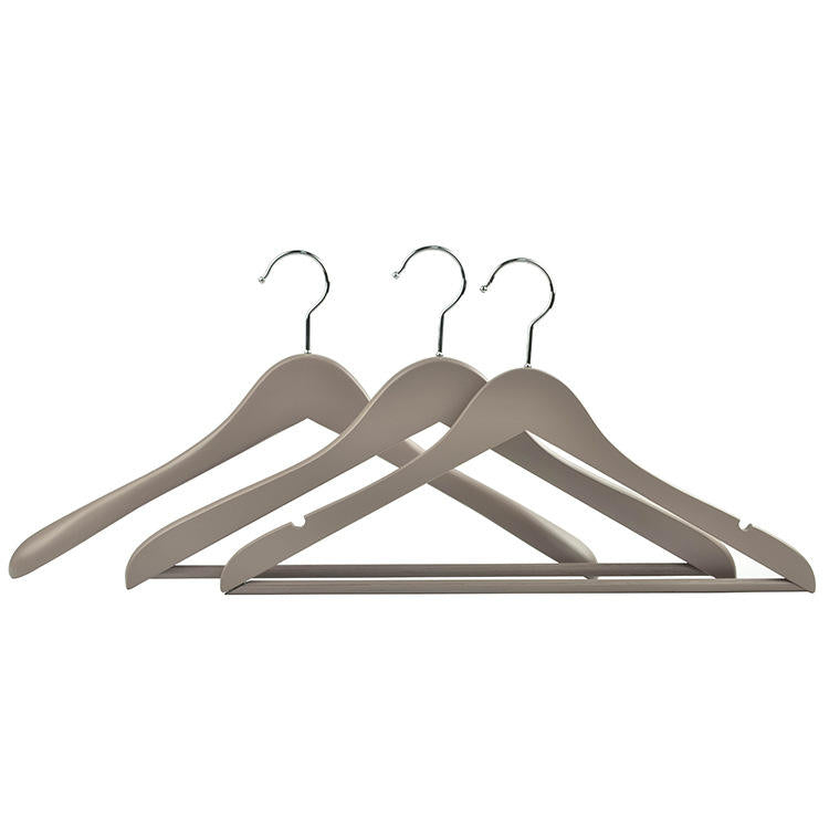 Gray Color Luxury Lotus Wood Hangers