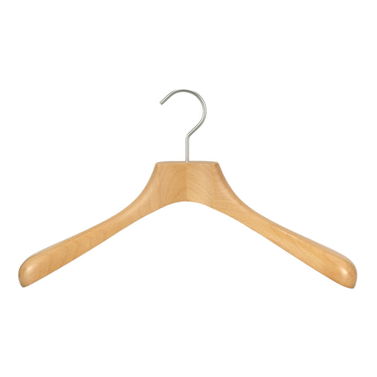 Solid Wood Hanger With Wide Anti-slip Shoulder