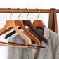 Natural Beech Wood Hanger With Round Pole