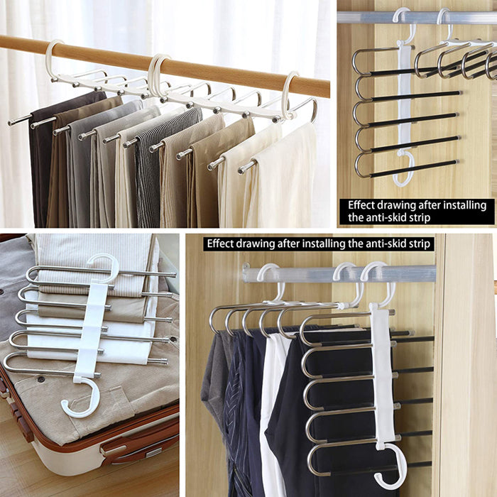 Space Saving Multi hole Clothes Hanger Home Dorm Travel - Temu